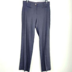 NWT J. Jill Linen Stretch Granite Gray Career Slacks Comfy Pants Size 6